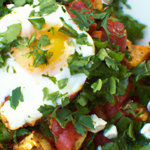 savory Shakshuka: Feta and Fresh Herbs elevate Tradition