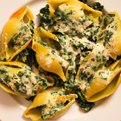 Delicious Stuffed‌ Pasta Shells⁢ with Creamy Spinach & Ricotta