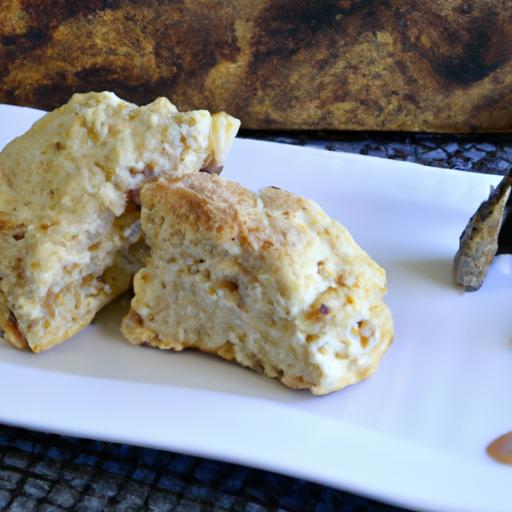 Rustic Maple & Walnut Scones with sweet Maple Glaze Delight