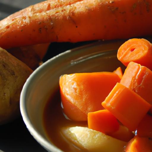 Golden Harvest: Roasted Sweet Potato & Carrot soup Recipe