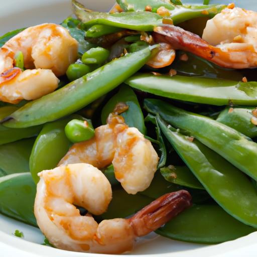 Savor the Flavors: Shrimp & Snow‌ Peas Teriyaki Stir-Fry