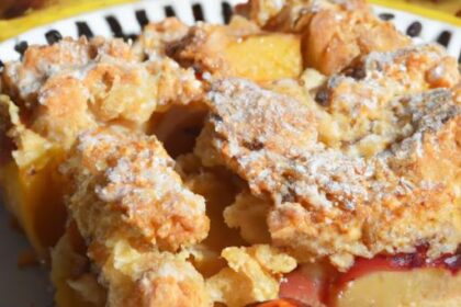 Peach Pie Crumble Bars: A Perfect Summer Dessert Delight