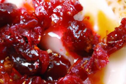 Melting Magic: Warm Brie with Cranberry & Toasted Nuts Delight