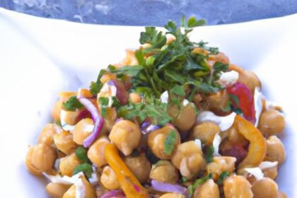 Bright Flavors: Mediterranean Chickpea Salad with Herbs & Olive Oil