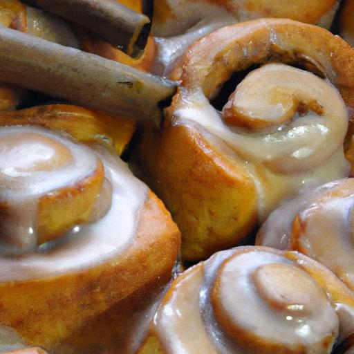 Heavenly Sweet Potato Rolls Drizzled with Cinnamon Glaze