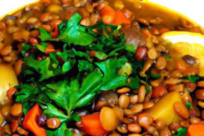 Hearty Lentil & Vegetable Stew: Nutritious Comfort in a Bowl