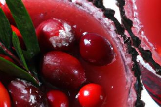 Festive Cranberry Margarita: A Holiday Twist to Cheers