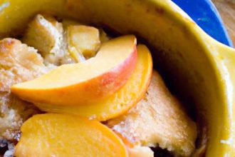 Peach & Blueberry Cobbler: A Sweet Slice of Summer Bliss