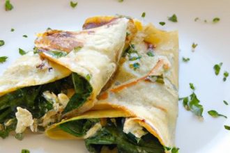 Delightful Spinach and Ricotta Crepes: A Savory Twist