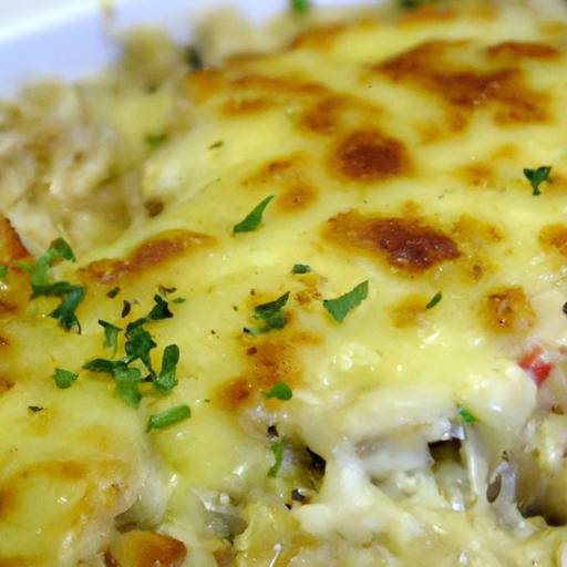 Melted Magic: The Ultimate Cheesy chicken and Rice Bake