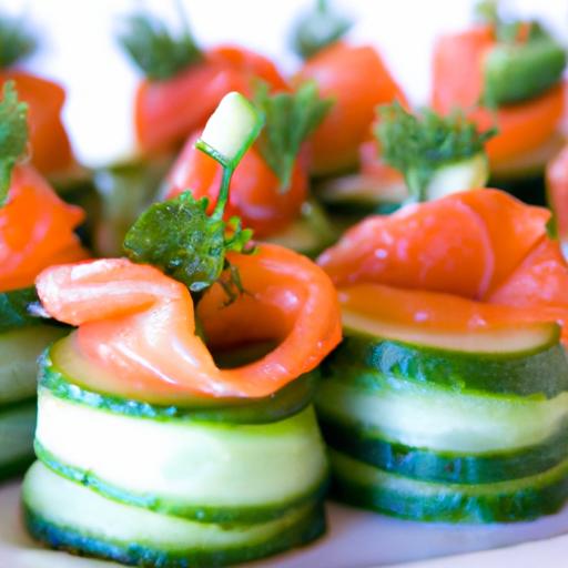 Elegant Smoked Salmon Cucumber Bites: Easy Appetizer Idea