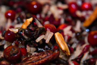 Wild Rice Pilaf: Cranberries & Pecans in Perfect Harmony